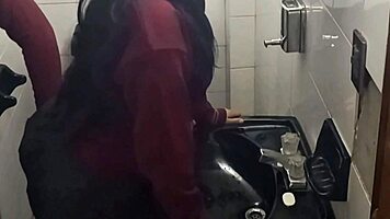 i uh caught hot students fuckin in school bathroom damn