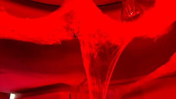 witch nuns 👻 and demon girls dive into halloween lesbian orgy with scissoring and creampies