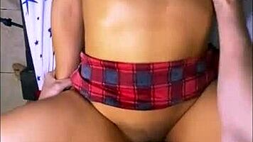 stepdaughter's shy pussy aches for deep penetration!