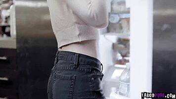 Hey caught you masturbating teen now take this pussy creampie pounding