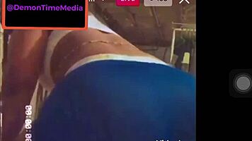 Instagram Twerking Demon Time Showcases Ebony Big Ass Dancer