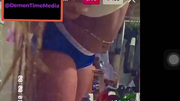 Instagram Twerking Demon Time Showcases Ebony Big Ass Dancer