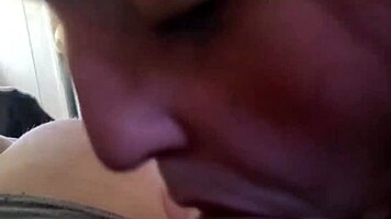 perfect teen teases with dirty talk before delivering daddy blowjob