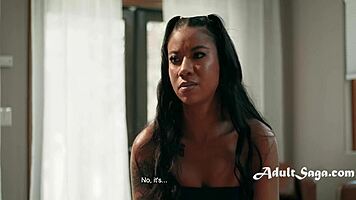 Petite ebony begs for hardcore pussy pounding full storyline