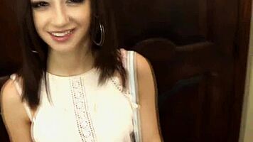 perky teen craves big cock deepthroat pov action