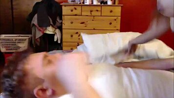 Shemale Babe Face Fucks Boyfriend Deepthroat Rough Oral Action!