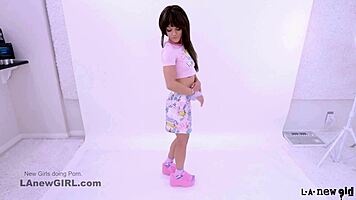 Cute model teen pounded hard at casting couch audition