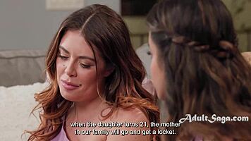 vivianne desilva tongue kisses isabella jules into wet licking