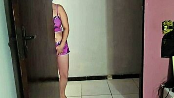 brazilian teen's tight pussy quivers with multiple orgasms from stepdad's rough creampie pounding