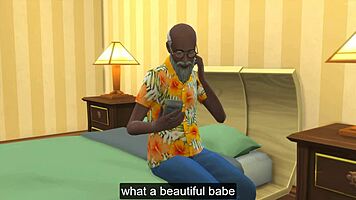 horny indian babe bursts in naked sucks cock to cheer him up