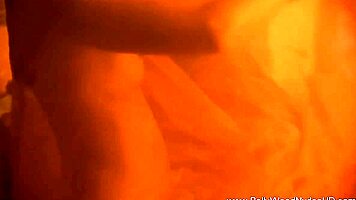 amazing brunette does sexy bollywood striptease dance undressing solo