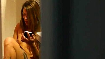 i spot you peeking in the bathroom mirror