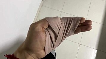stepmom cheats helping with massive cock in sexy lingerie homemade pov