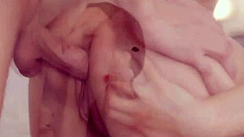 teen tight pussy crushed hard in rough garage pounding