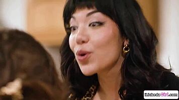 big tits milf straps on petite babe for hardcore fuck