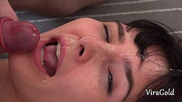 first anal rimjob 18yo brunette lika deep intense pounding