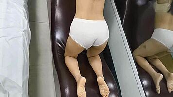 Wanna workout on this sexy asian ass chair with me?