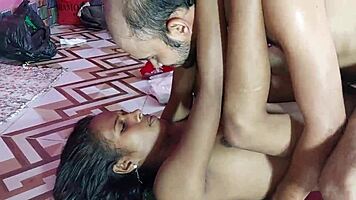 Hotwife shared for hard interracial fucking with friend at home
