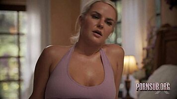 seductive latina milf with big natural tits ass teases into creampie action