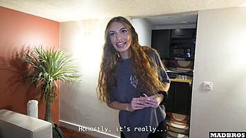 belgian babe caught on cam riding rough in ex's apartment double fun