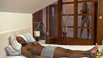 Black4k delivers ultimate interracial hotel fun with intense anal pounding and blowjobs
