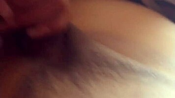 Brunette Latina housewife deepthroats big cock and swallows hot cum in bedroom