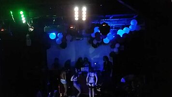 Stripping Teens Tease Panties At Lapa RJ