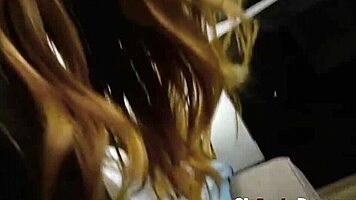 Abbie Maley Skinny Brunette Bent Over Doggystyle Garage Pounding Long Legs Punished Hardcore