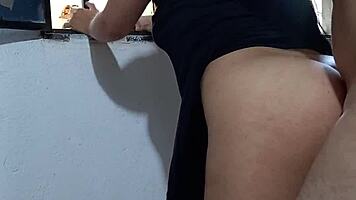 Holy shit! Relentlessly assfucking my hot married neighbor's tight forbidden big ass!