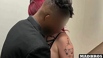 Cheating as French goth in corridor toilet for those tickets feels so dirty!