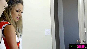 Hot latinas in uniform fuck passionately pov creampie