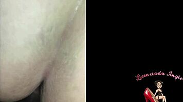 licenciada punishes late practicante with bent over doggystyle creampie