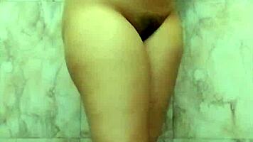 hot indian beauty fingers fat pussy in bath moaning dirty hindi talk to herself