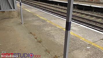Hey Naughty British Teen, Handjob Stranger at Train Station?