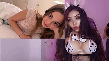 sharing bed leads to horny latina teen's explosive masturbation orgasm