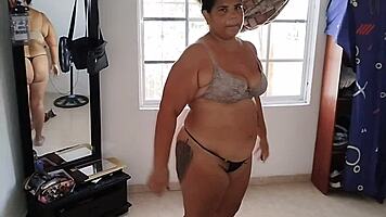 Chubby Colombian BBW Seduces Neighbor For Ass Lick And Hard Pounding