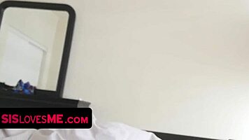 Bold Early Morning Hardcore Sex With Petite Brunette