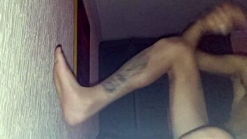 Pov Couple's Late-Night Curvy Latina Ass Shaking and Spanking Session