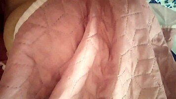 Horny latina teen wakes dripping wet fingering pussy