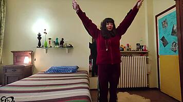 pregnant babe picked up woods by kinky instructor pov