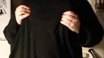 Big Tits Black Shirt Horny Jerk Compulsion