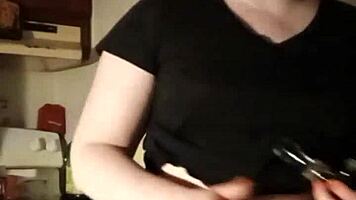 Big Tits Black Shirt Horny Jerk Compulsion