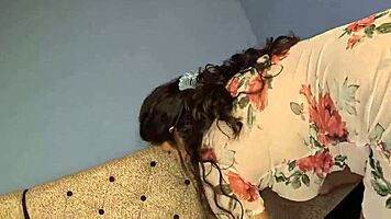 Hey, this hot guy visits my new apartment and gifts his thick hard cock like old times