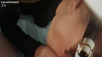 milf in shades delivers deep pov blowjob ending in hot cumshot