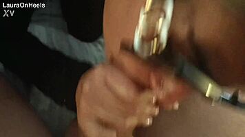 milf in shades delivers deep pov blowjob ending in hot cumshot