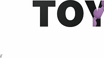 Mischievous babe risks public toy play dare