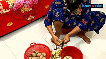 bangladeshi working girl strips down for juicy wet pussy pounding