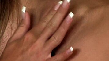 Blonde and brunette share wet pussies then crave double cock stuffing