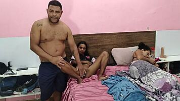 pregnant brazilian friend offers tight anal to her husband with toys