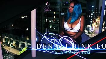 British teen edges to wand, denying that building orgasm tease?